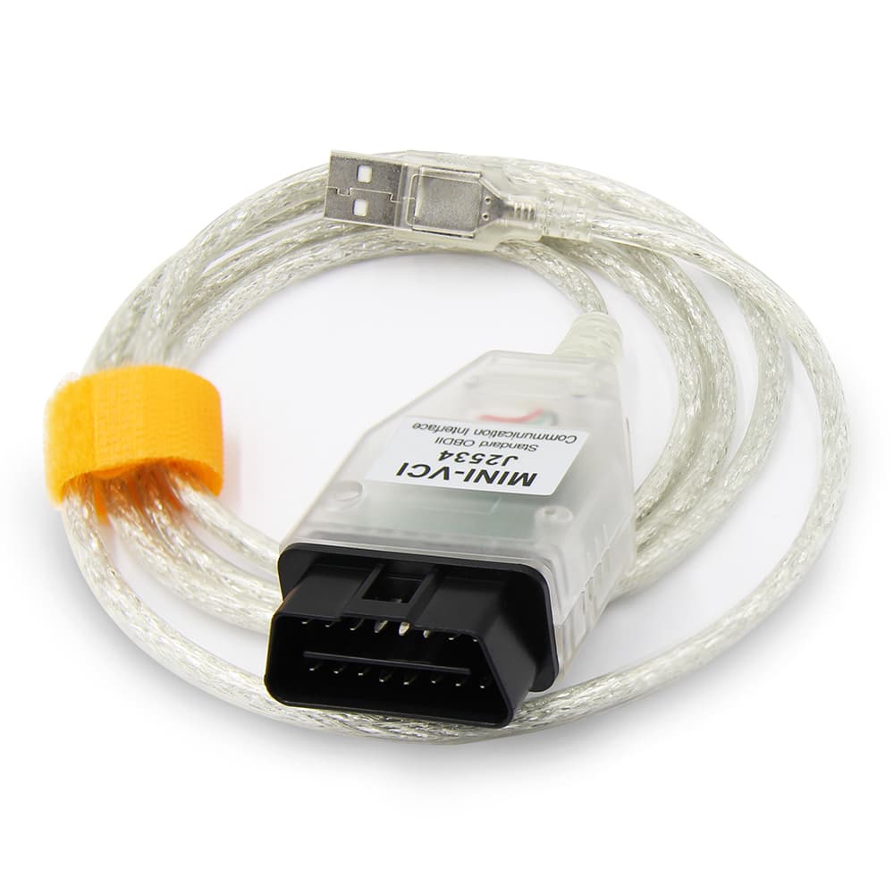Interfejs OBD-2 do TOYOTA LEXUS diagnostyka kodowanie - kabel J2534 MINI VCI do TIS Techstream V15