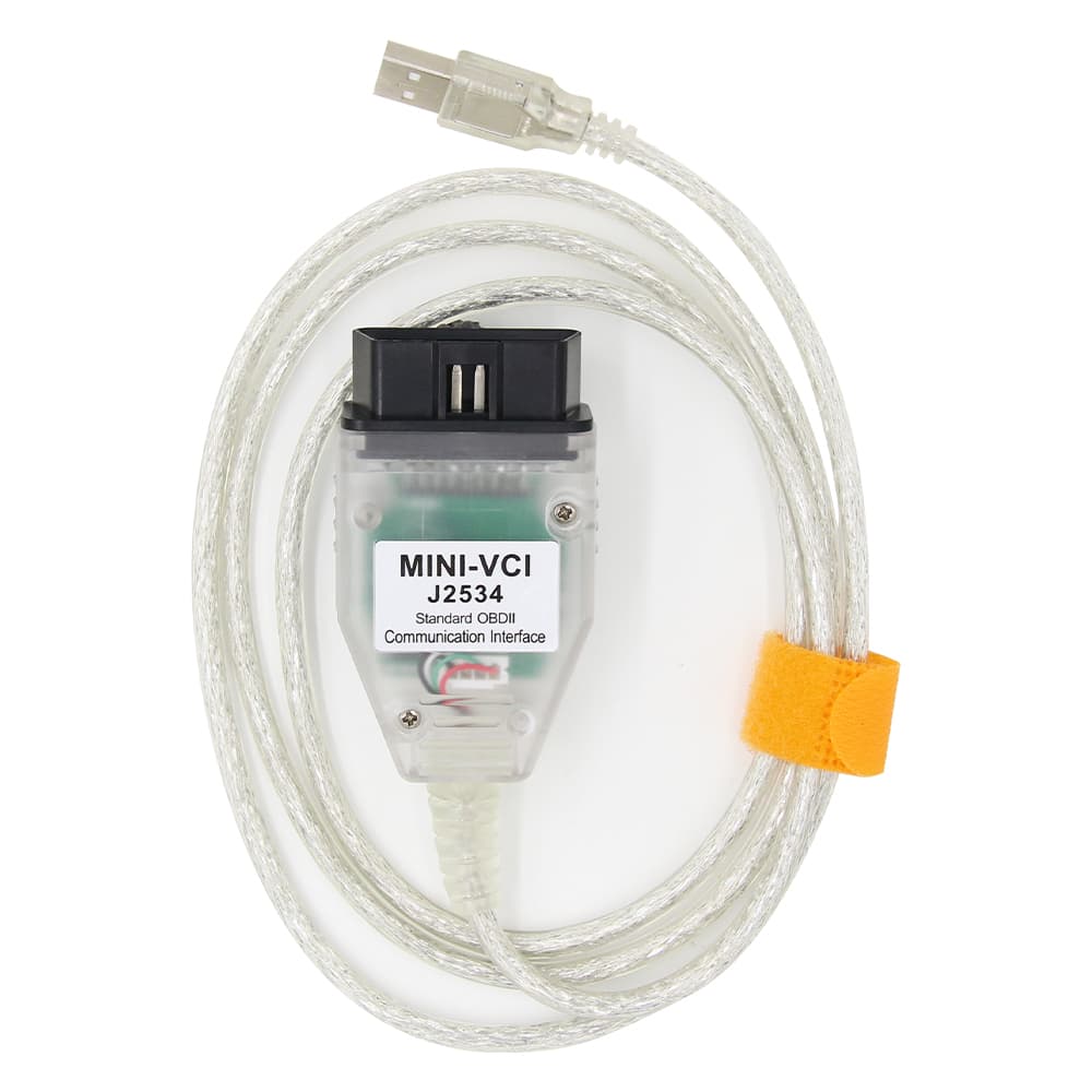 Interfejs OBD-2 do TOYOTA LEXUS diagnostyka kodowanie - kabel J2534 MINI VCI do TIS Techstream V15