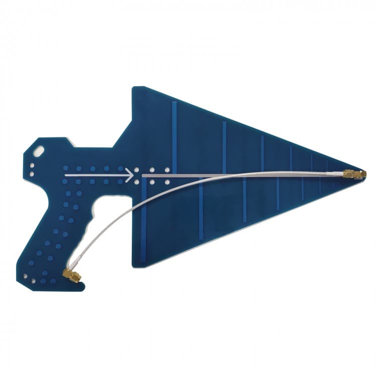 Radiora WB-10 Antena kierunkowa 0.6-10GHz (np. do analizatory widma, EMC, odbiorniki HackRF One, RTL-SDR, SDRPlay, N300U, S300U, Uniden, Icom, AOR)