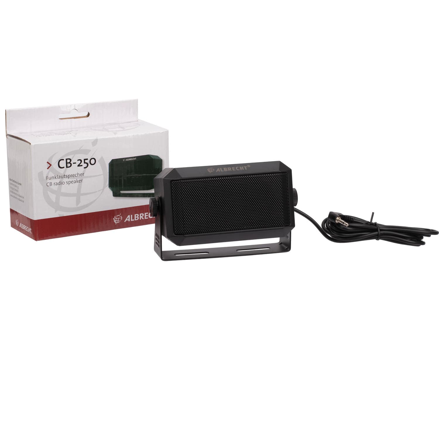 Głośnik do CB radia Albrecht CB-250 kabel 180cm kątowy wtyk jack 3.5mm