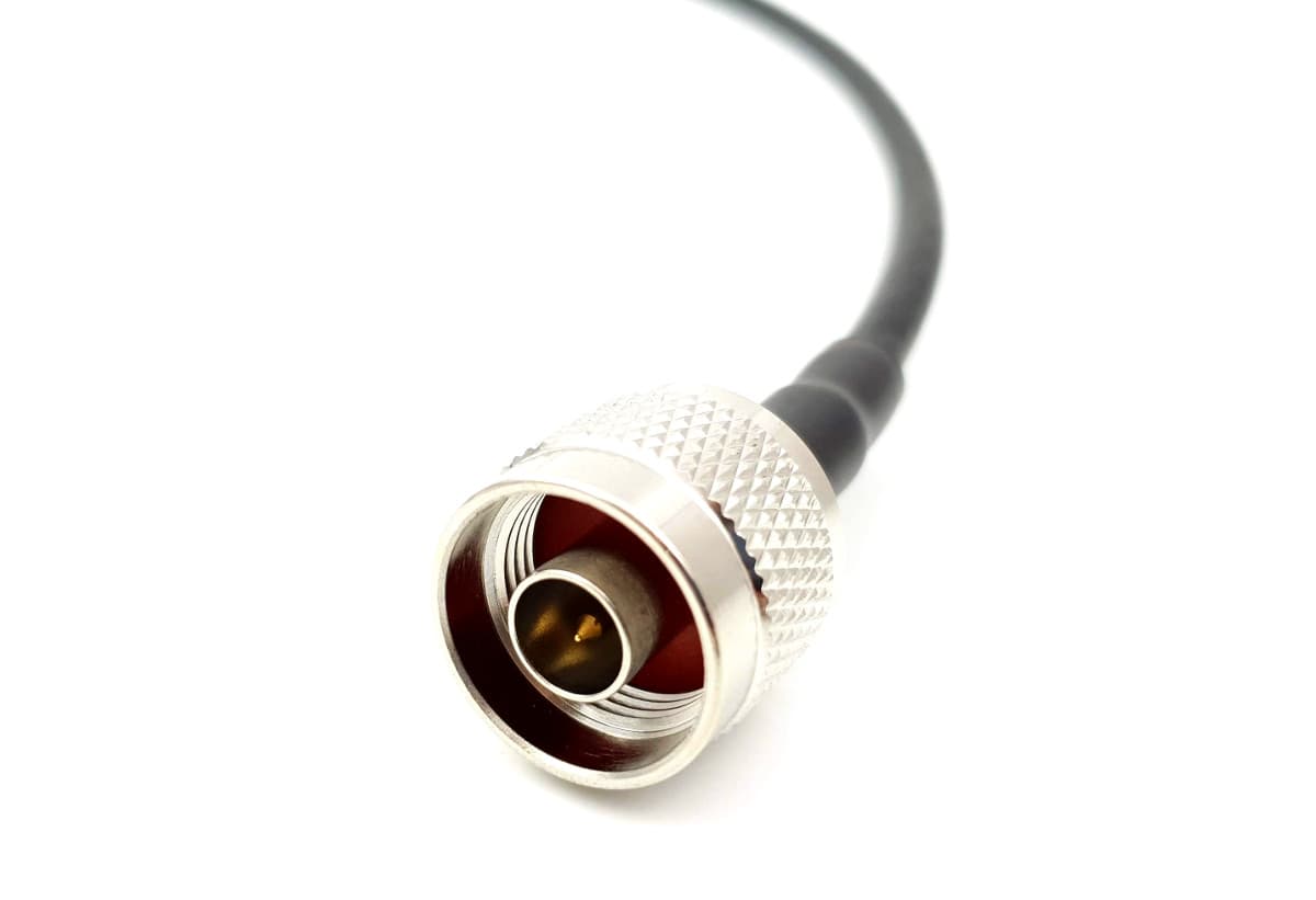 Kabel połączeniowy 150cm RF-5 wtyki N (N męski / N męski) SUPERJAKOŚĆ HIGH END (do mierników, przełączników, spliterów, mikserów, wzmacniaczy itp.)