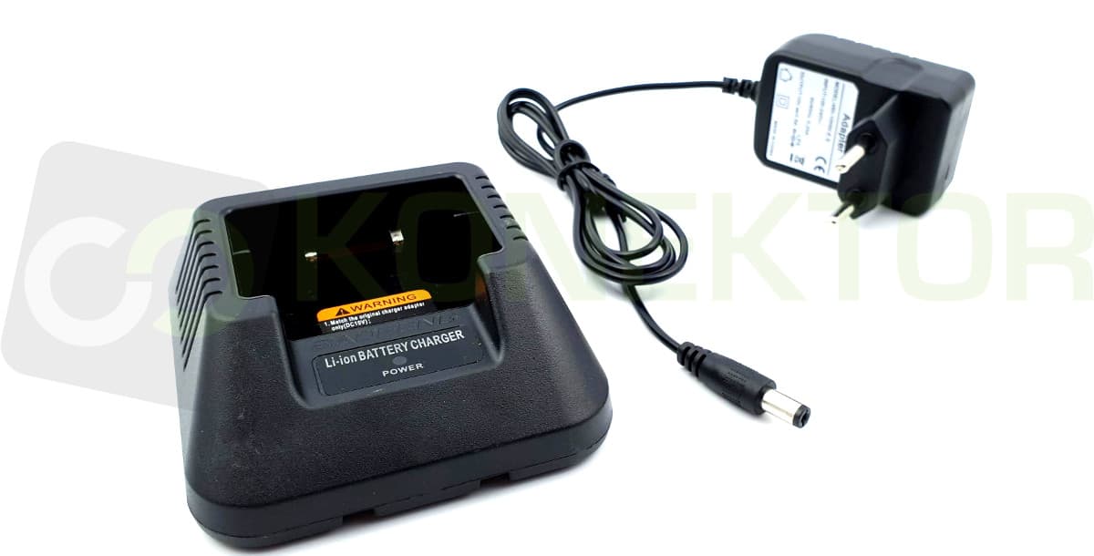 Kompletna ładowarka biurkowa + sieciowa Baofeng UV-5R HP UV-5RA UV-5RE UV-8HX itp.