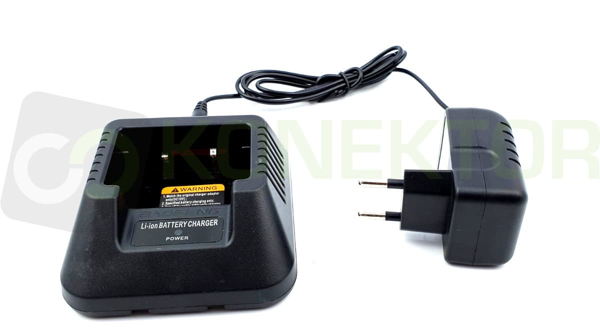 Kompletna ładowarka biurkowa + sieciowa Baofeng UV-5R HP UV-5RA UV-5RE UV-8HX itp.