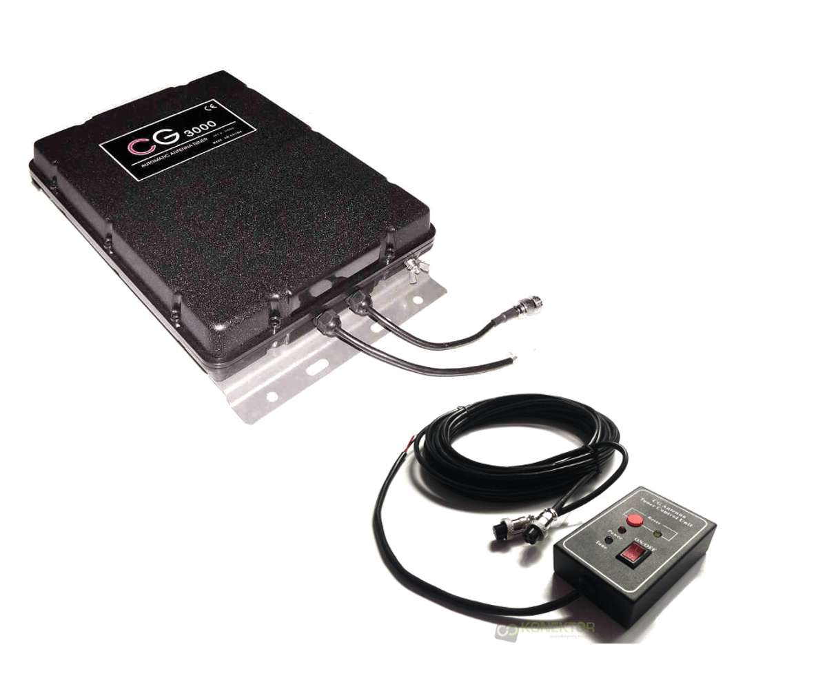 CG-3000 skrzynka antenowa 1.8-30MHz + sterownik CG-CTU z kablem 10m