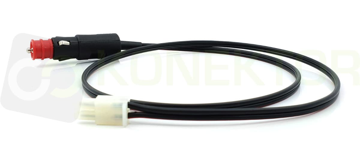 Kabel zasilający do President Lincoln/Uniden HR (długość 200cm, wtyk zapalniczki HD, przekrój 2.5mm2)