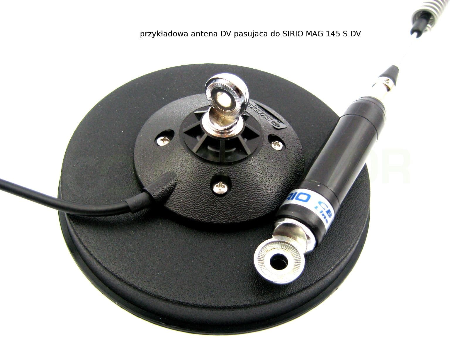 SIRIO MAG 145 DV motylek - najmocniejsza podstawa magnetyczna 16cm (magnes 157mm) kabel 3,60m