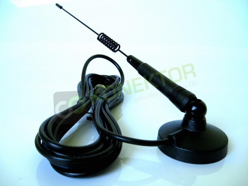 SIRIO MICRO 30 S MAG dyskretna i estetyczna antena CB magnesowa 30cm kabel 3m (wersja z pochyleniem)