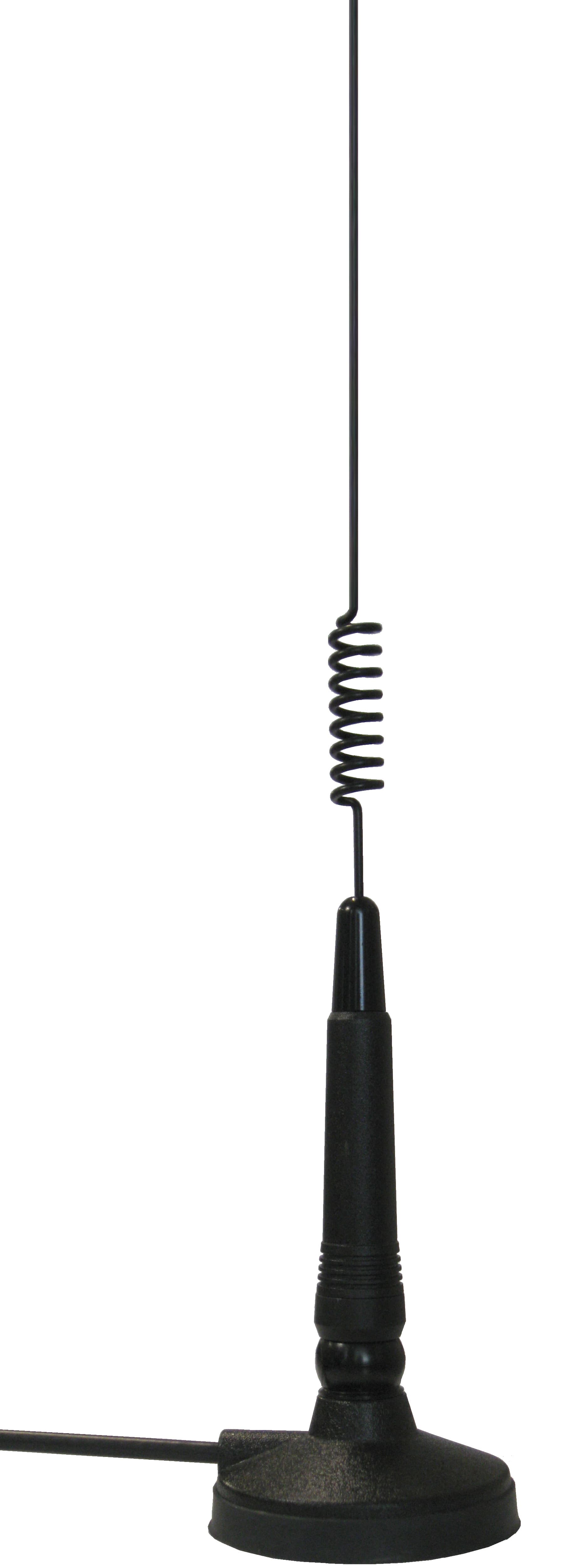 SIRIO MICRO 30 S MAG dyskretna i estetyczna antena CB magnesowa 30cm kabel 3m (wersja z pochyleniem)