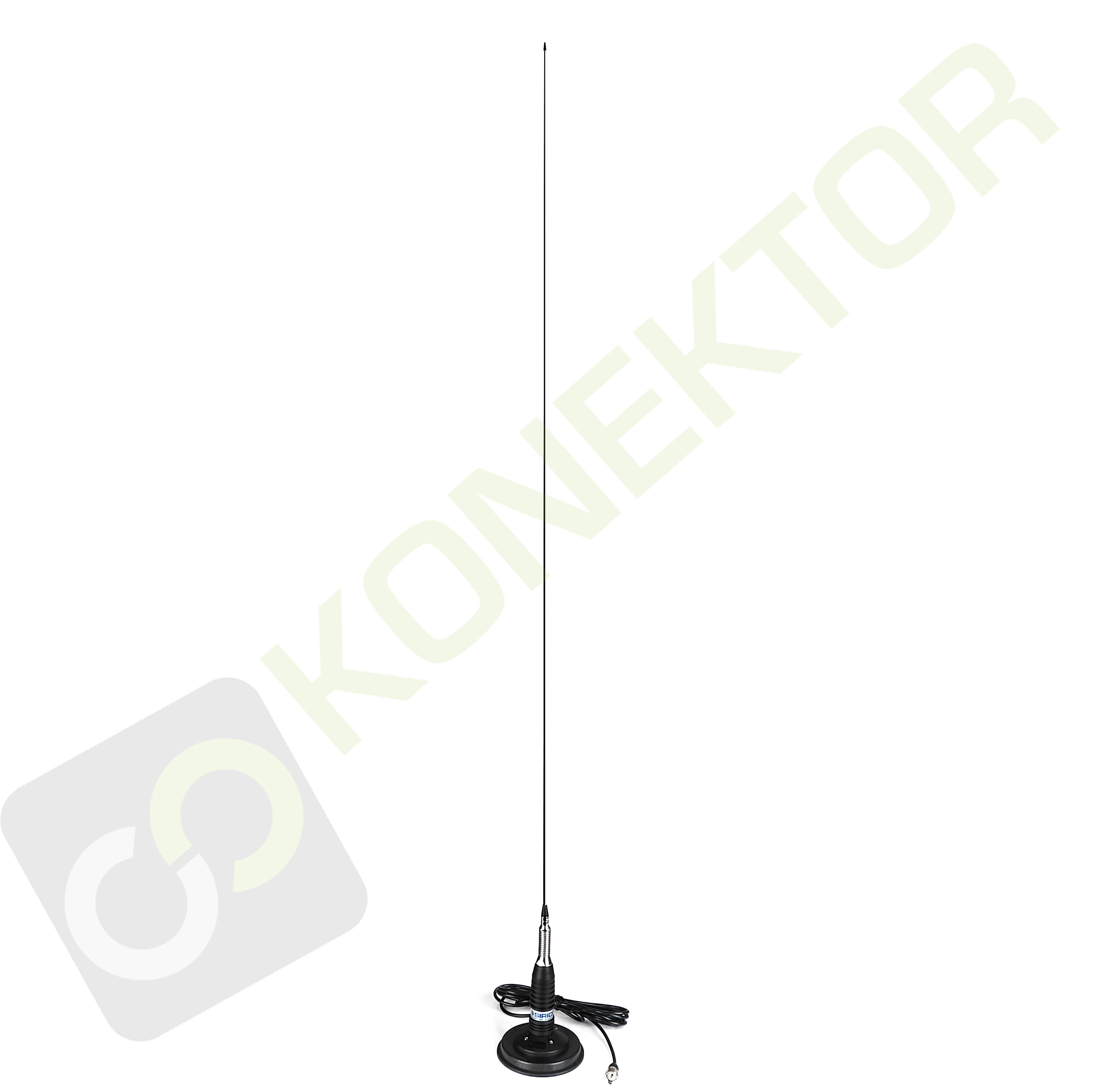 SIRIO ML-145 100% oryginał Italy Antena CB Magnesowa 142cm kabel 3,60m