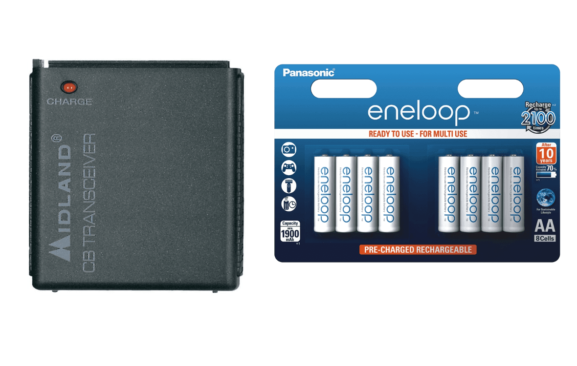 Pojemnik na akumulatory do Alan 42, 42 DS, 52 DS + akumulatory Panasonic Eneloop 8szt.