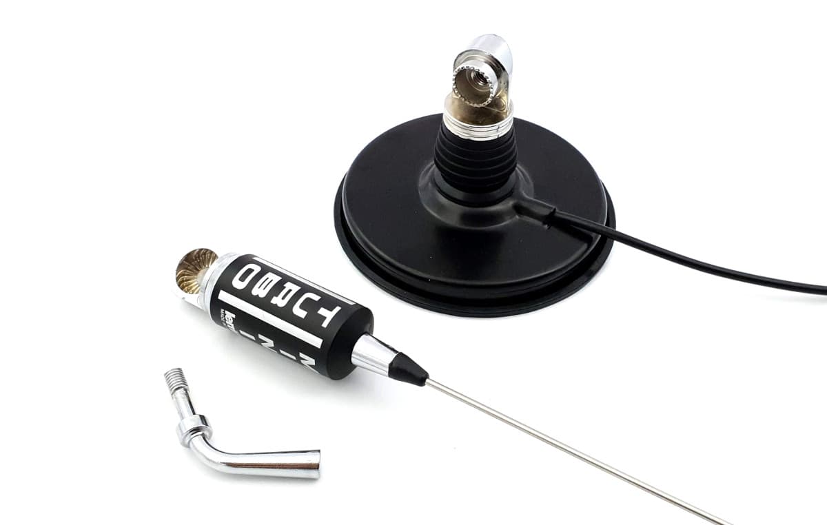 LEMM AT-1002 MINITURBO MAG Antena CB magnesowa 110cm kabel 4m