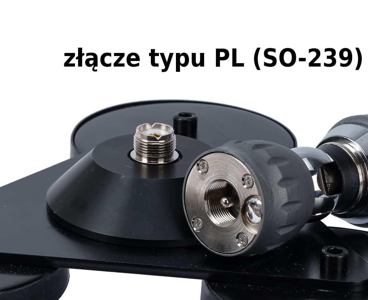 RADIORA SG-7900 TRIMAG antena samochodowa VHF/UHF 155cm długości - z potrójnym magnesem