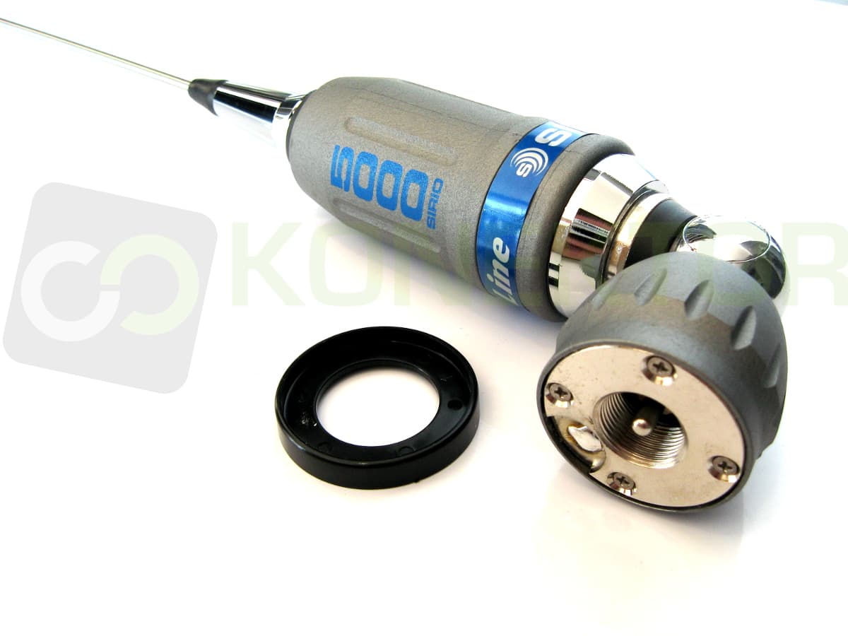 SIRIO TURBO 5000 MAG 145 (magnes 16cm) Antena CB magnesowa 196cm dłuższy kabel 7 metrów