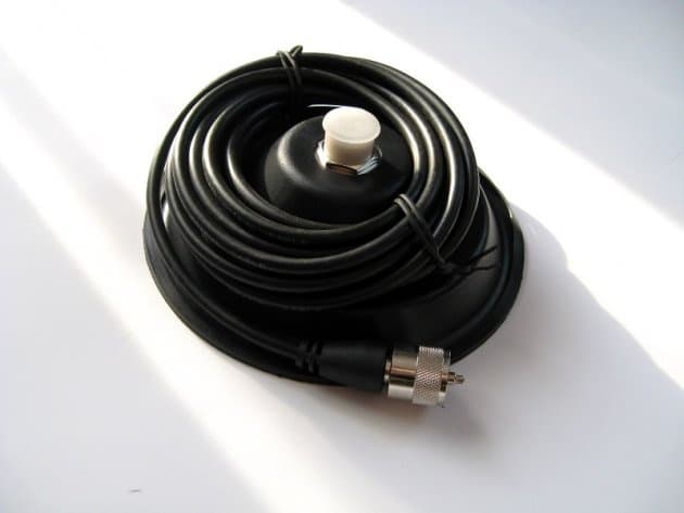 SIRIO SG-CB 1000 (SGCB1000) + magnes 14,5cm Antena CB magnesowa 100cm kabel 4m