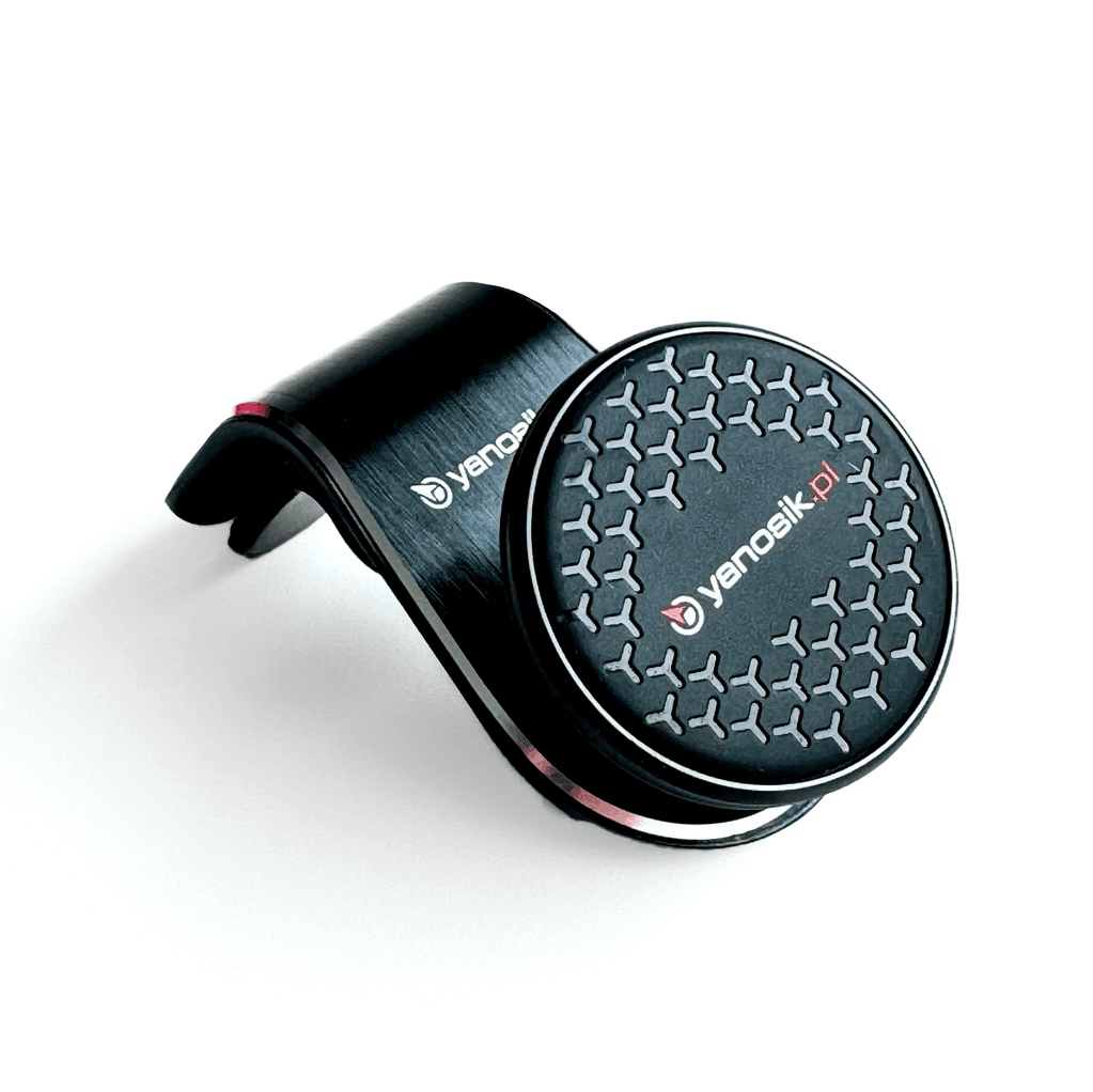 Yanosik Holder 360 Żabka estetyczny magnetyczny uchwyt w kratkę nawiewu z obrotową głowicą - uchwyt np. do Yanosik GTR GTS GT XS, mikrofonów CB itp.