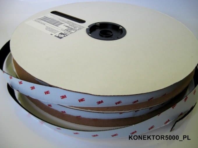 Rzep montażowy CB 3M Scotchmate długość 50cm gotowego połączenia (mocowanie CB radia)