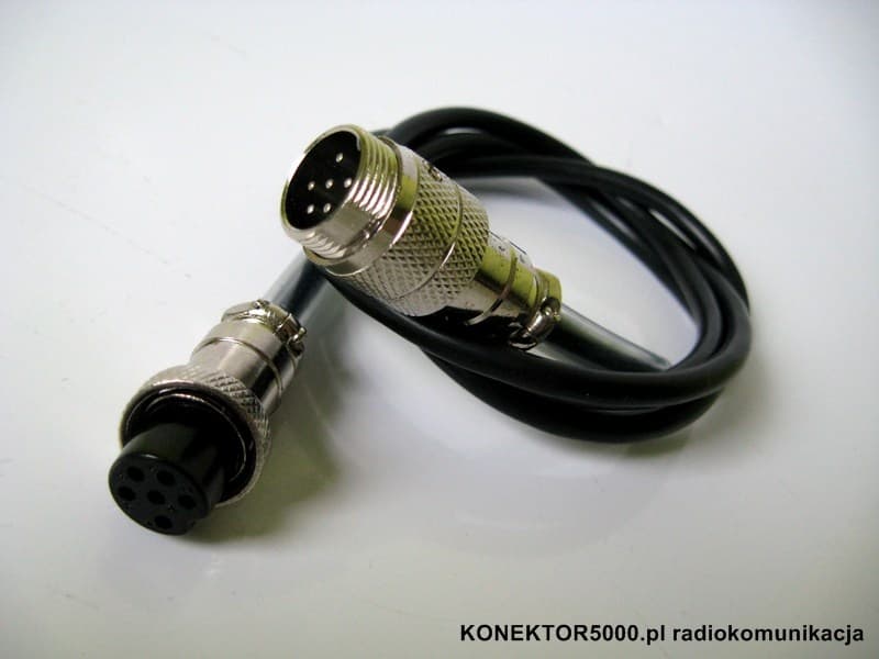 Przedłużka mikrofonowa 6-PIN (wtyk prosty, 1,50 m długości) President