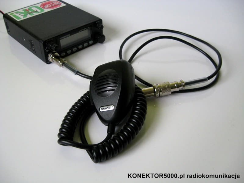 Przedłużka mikrofonowa 6-PIN (wtyk prosty, 1,50 m długości) President