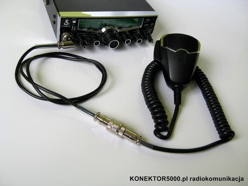 Przedłużka mikrofonowa 4-PIN (wtyk kątowy, 1,50 m długości) Uniden, President