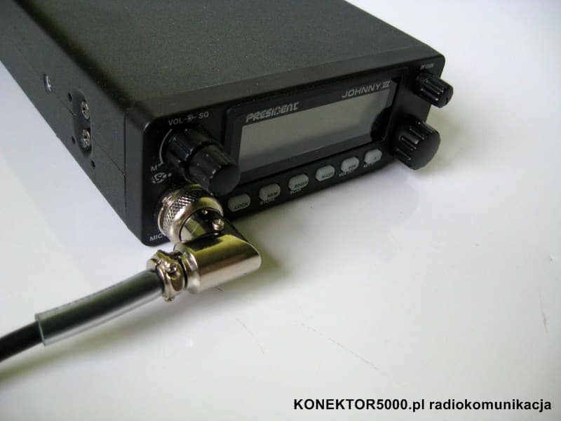Przedłużka mikrofonowa 6-PIN (wtyk kątowy, 1 metr długości) President