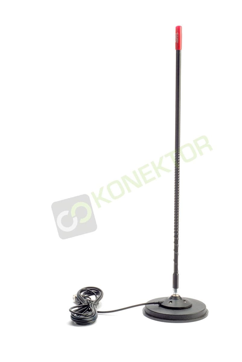 FireStik FS2 antena CB helikalna 65cm TOP LOADED + MOCNY magnes SIRIO MAG 145