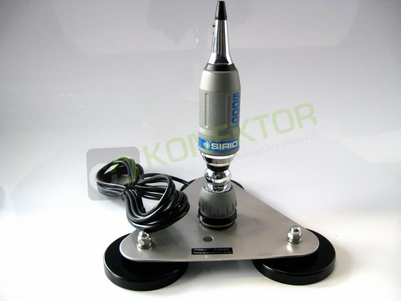 Diamond K3000 podstawa magnetyczna 23,5cm (trzy magnesy) HIGH END + główka PL Sirio + 4m kabla