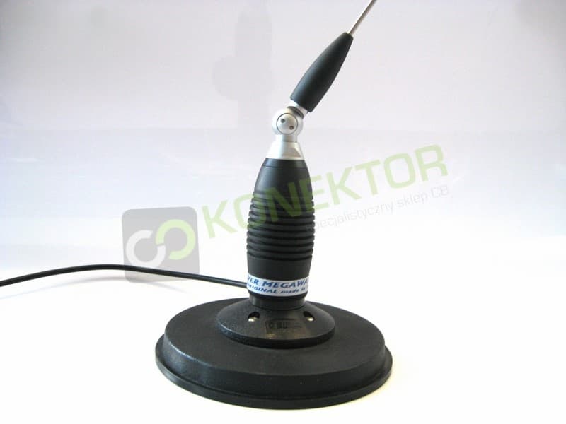 SIRIO MEGAWATT 3000 PL + magnes 16cm SIRIO Antena CB magnesowa 173cm dłuższy kabel 5m