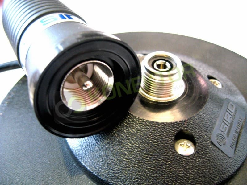 SIRIO AS-100 (AS100) MAG 125 (duży magnes 12,5cm) Antena CB magnesowa 102cm kabel 3,60m