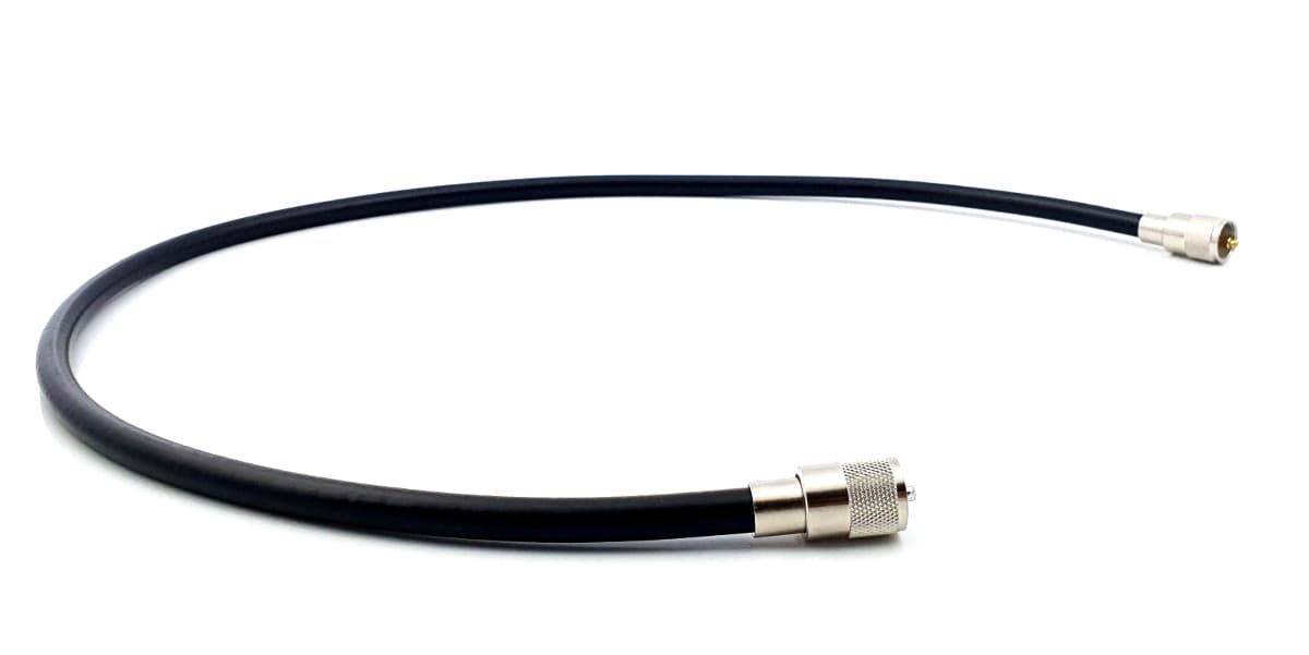 Kabel połączeniowy 100cm RG-213 SATEC wtyki UC-1 SUPERJAKOŚĆ HIGH END (do mierników, wzmacniaczy)