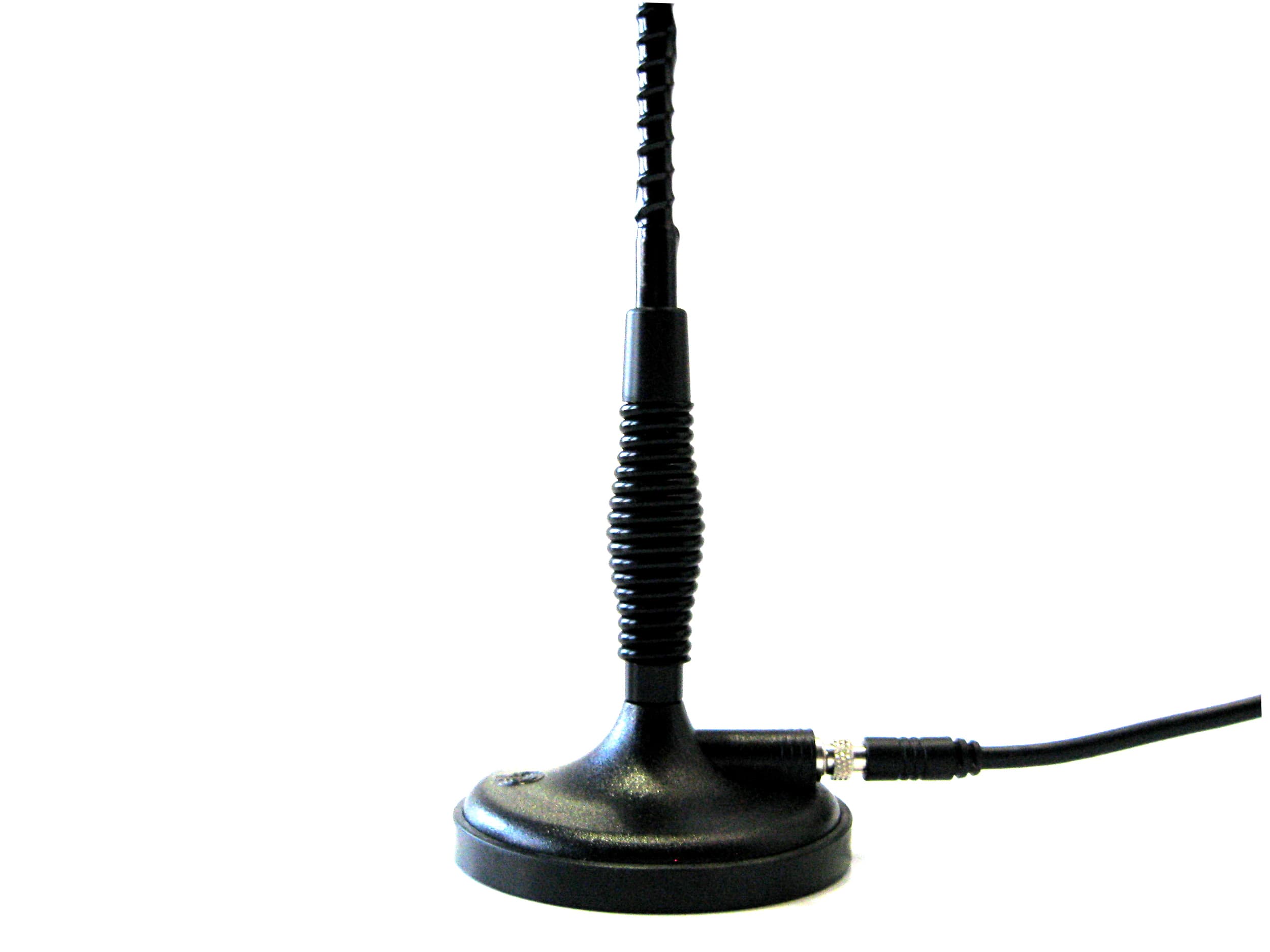 PIRAT Silver Tip Oryginalna antena CB magnesowa helikalna 135cm magnes neodymowy kabel 5m