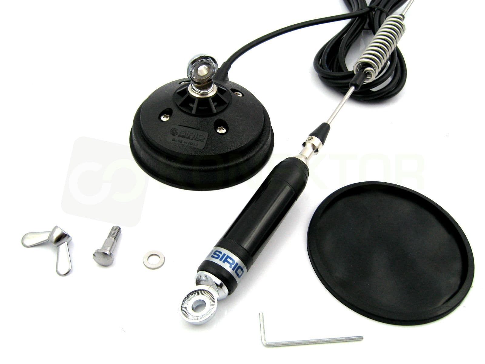 SIRIO TITANIUM 800 PM-100 Antena CB magnesowa 82cm dłuższy kabel 5m