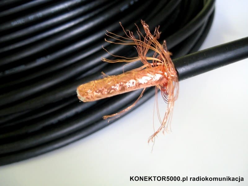 Kabel niskostratny RF-10 SATEC GERMANY 40m + zalutowane wtyki N PTFE/Gold niskostratne RF10 (lepszy od RG-213)