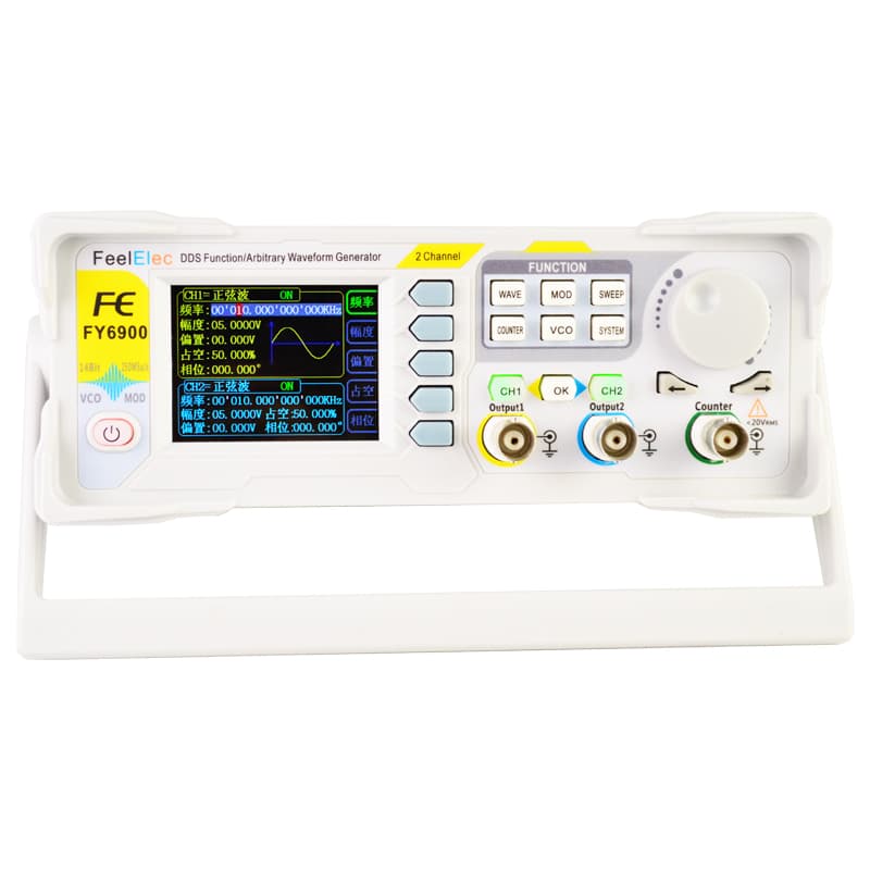 Generator funkcyjny arbitralny DDS FY6900-60 dwukanałowy do 60MHz AM FM PM ASK FSK PSK