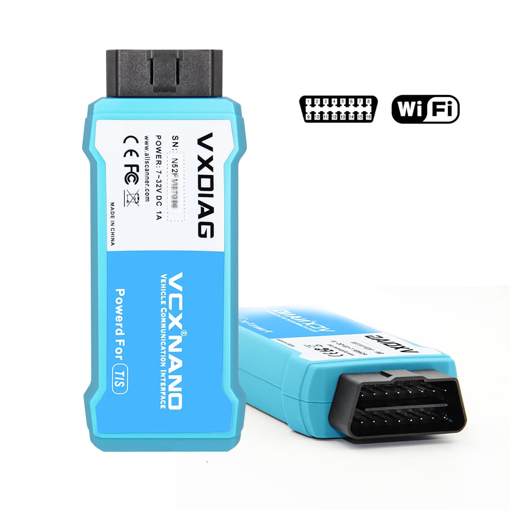 VXDIAG NANO TOYOTA LEXUS do TIS Techstream - interfejs diagnostyczny OBD-2 / głowica wersja WI-FI - 100% legalny