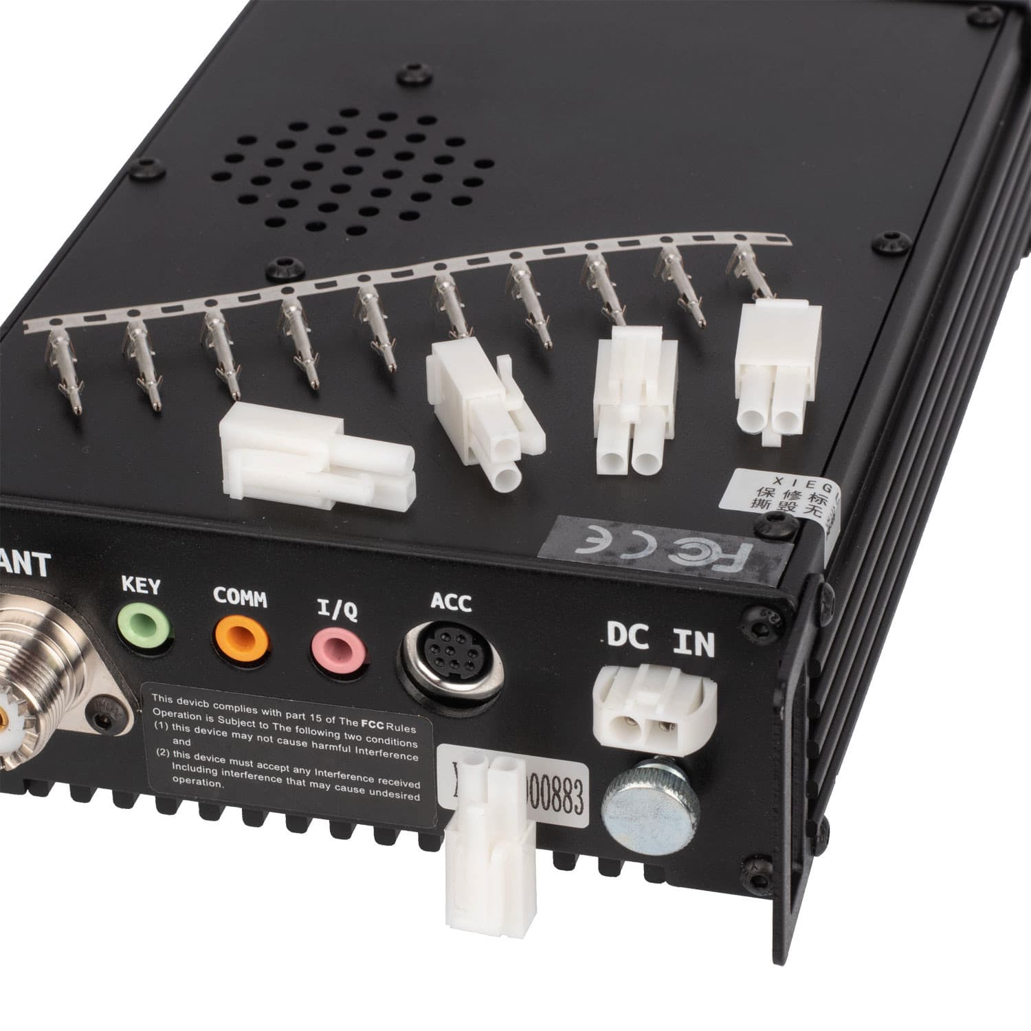 Wtyki złącza zasilania do Xiegu G90 - komplet 5szt. z pinami - Radiora DC-G90