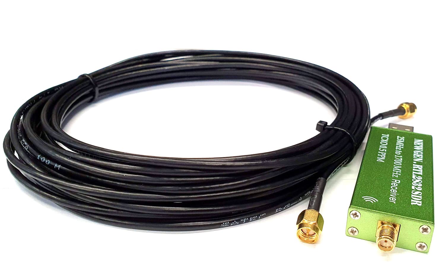 Cienki kabel 3mm RG-174 SATEC 5m + zamontowane SMA (okablowanie do HF / VHF / UHF / skanery SDR / LTE / WLAN)