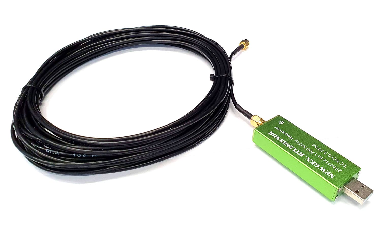 Cienki kabel 3mm RG-174 SATEC 5m + zamontowane SMA (okablowanie do HF / VHF / UHF / skanery SDR / LTE / WLAN)