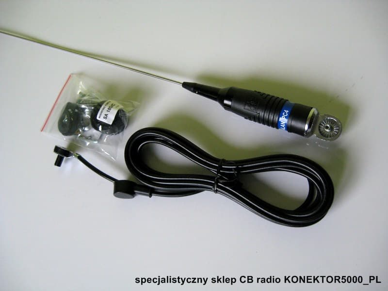 Midland Alan PC-4 (z klamką) Antena CB montażowa 125cm kabel 4m