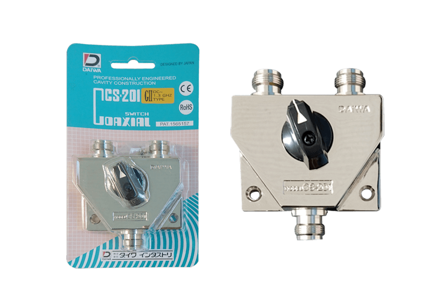 Przełącznik antenowy Daiwa CS-201 GII podwójny złącza N (0-1.5GHz / 1500W)