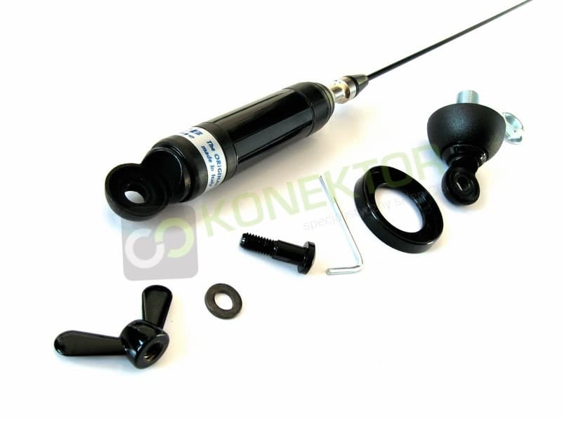 SIRIO TITANIUM 1500 Black (TITANIUM1500) Antena CB montażowa (do montażu) 142cm kabel 4m 