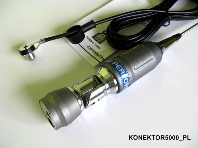SIRIO PERFORMER 5000 wersja z kablem 5m RG58 SATEC Antena CB montażowa 196cm (szybkie pochylanie)