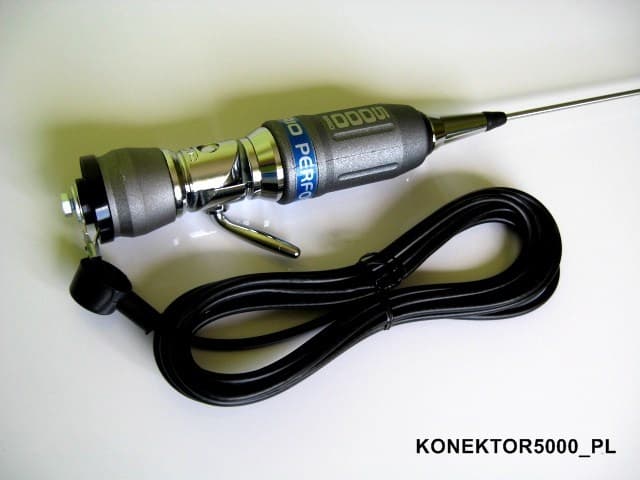 SIRIO PERFORMER 5000 wersja z kablem 5m RG58 SATEC Antena CB montażowa 196cm (szybkie pochylanie)