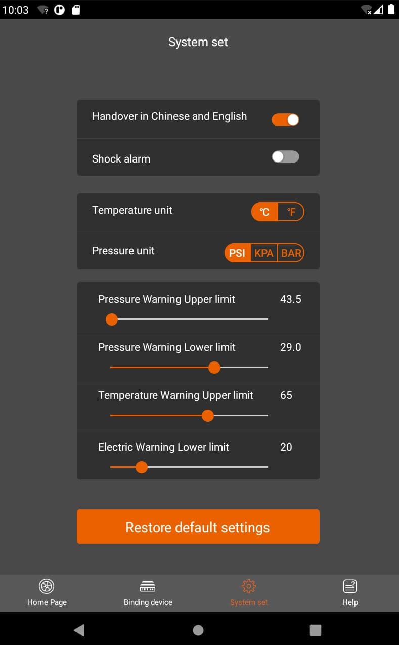 Czujniki ciśnienia opon do motocykla - MOTO BLE TPMS bluetooth - do aplikacji Motorcare Android / iOS