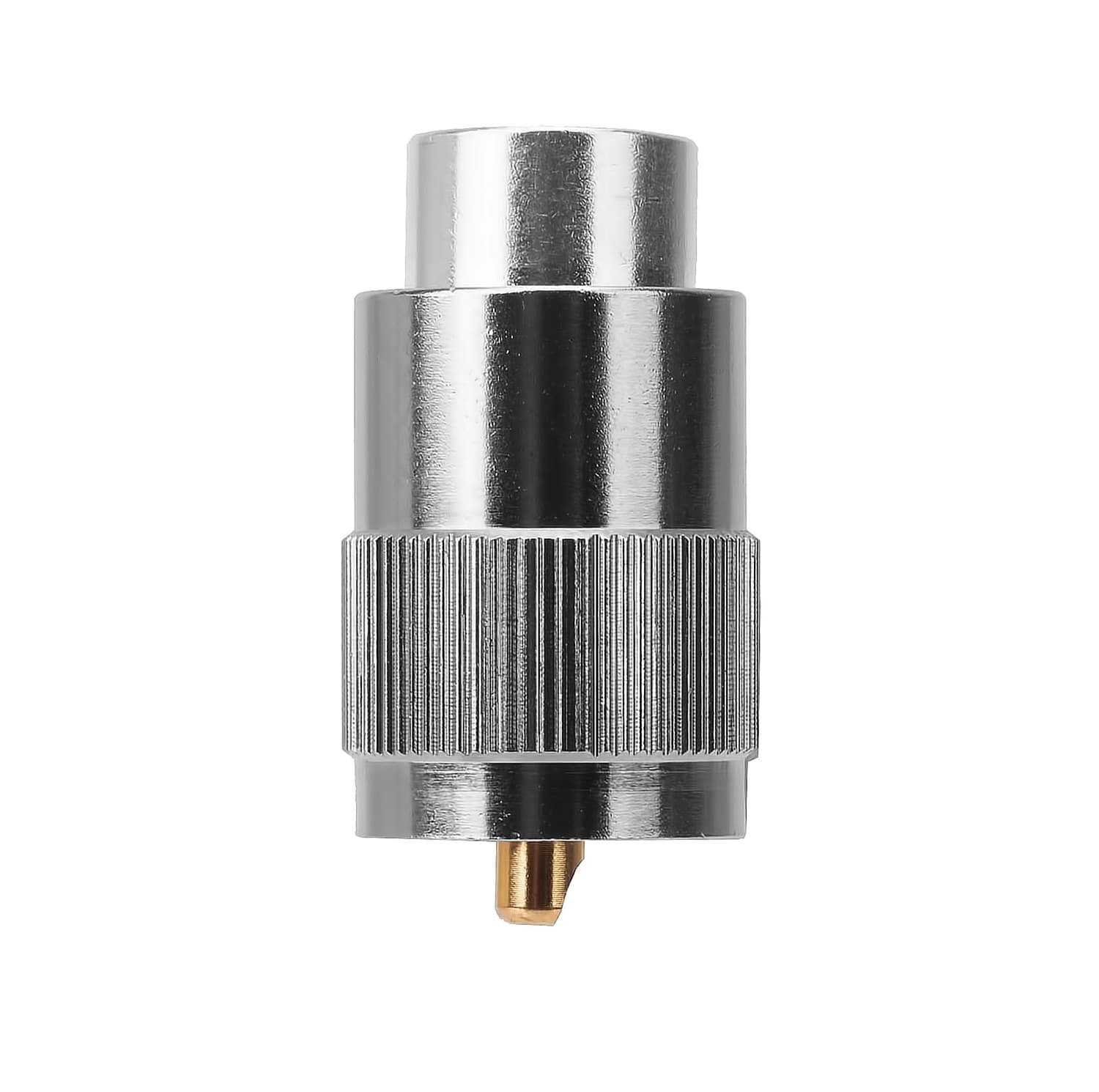 Wtyk UC-1 lutowany nakręcany na przewód RF-7, UltraFlex 7, Aircell-7 ~7mm średnicy PTFE/Gold RADIORA (PL-259/7 krótki 30mm)