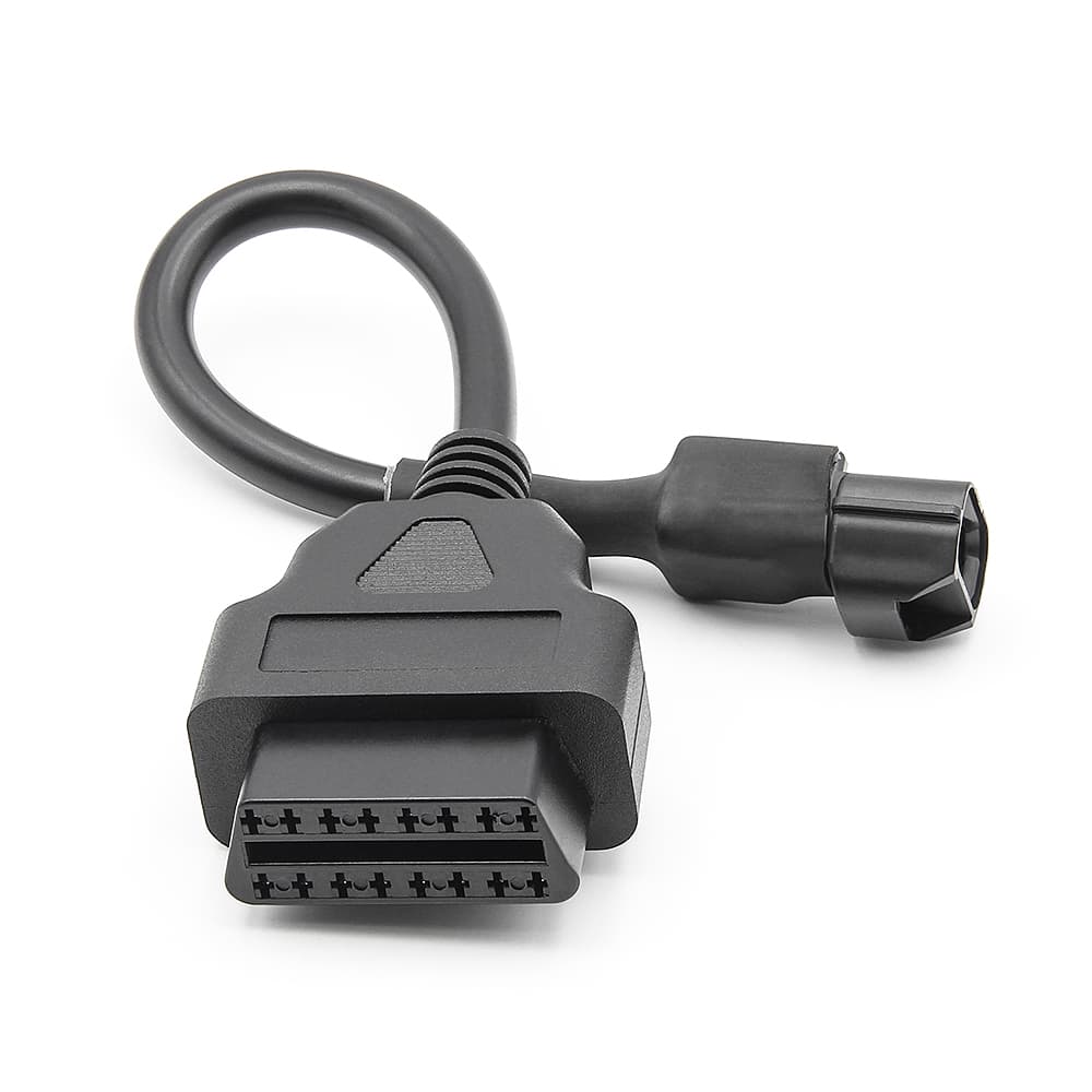 KYMCO 3-PIN do OBD-2 16-pin kabel adapter przejściówka np. ELM-327, Vgate iCar - skutery quady Kymco