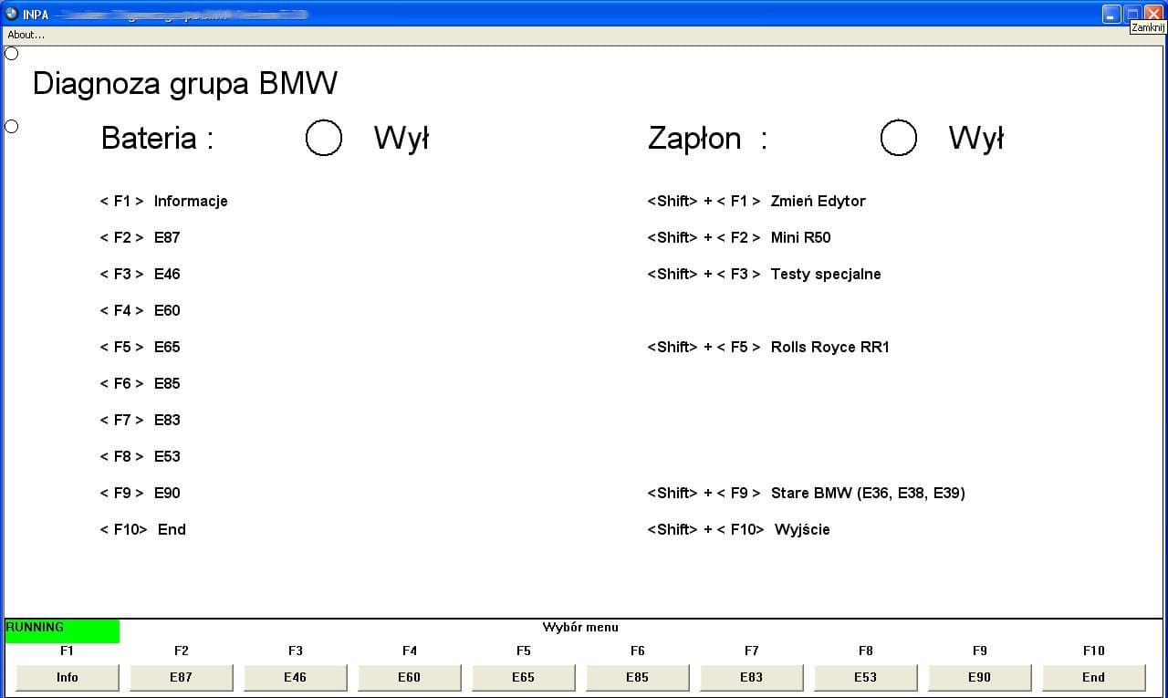 Polski interfejs diagnostyczny OBD-2 BMW 2KL USB CCY / kabel do komputera PC do BMW seria E (do INPA, NCS Expert, Ediabas itp.)