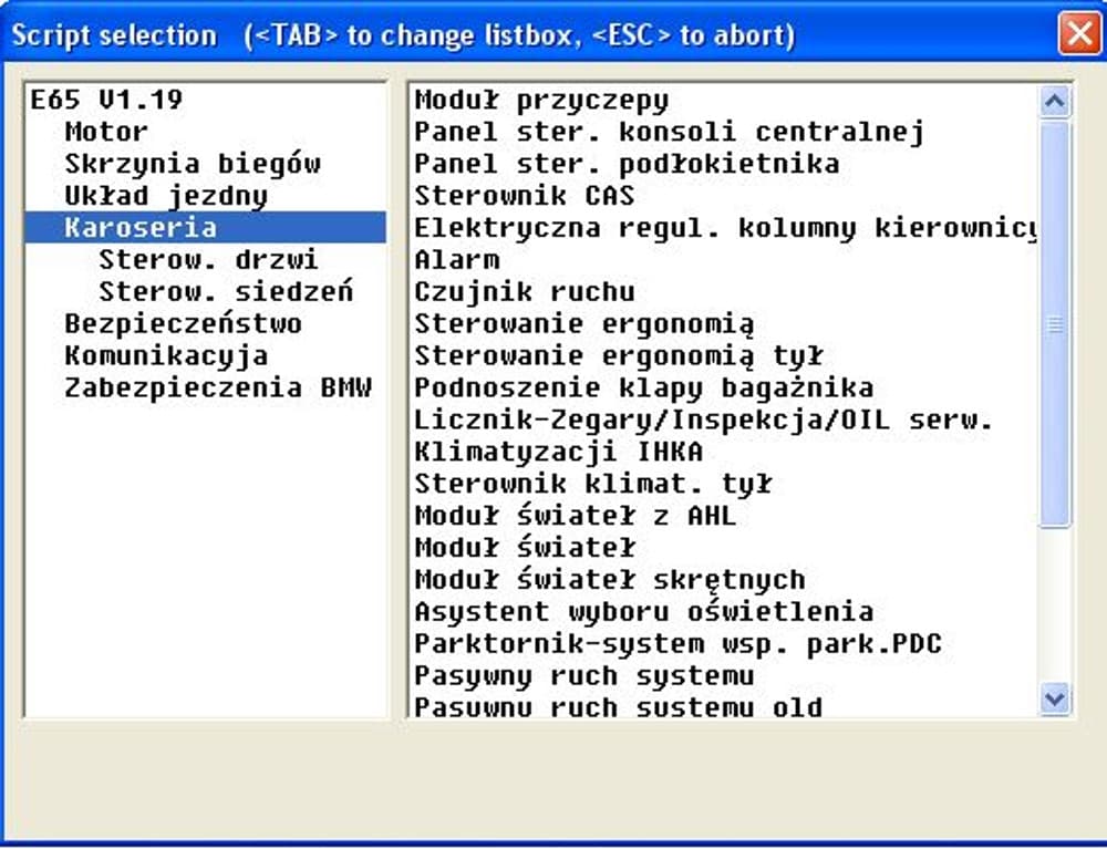 Polski interfejs diagnostyczny OBD-2 BMW 2KL USB CCY / kabel do komputera PC do BMW seria E (do INPA, NCS Expert, Ediabas itp.)