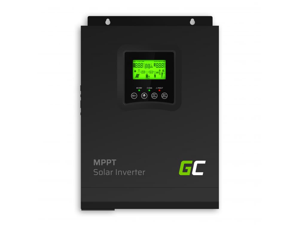 Przetwornica solarna 1000W Green Cell falownik z kontrolerem MPPT 50A / 12VDC / 230VAC CZYSTY SINUS - PV18-1012 VPM