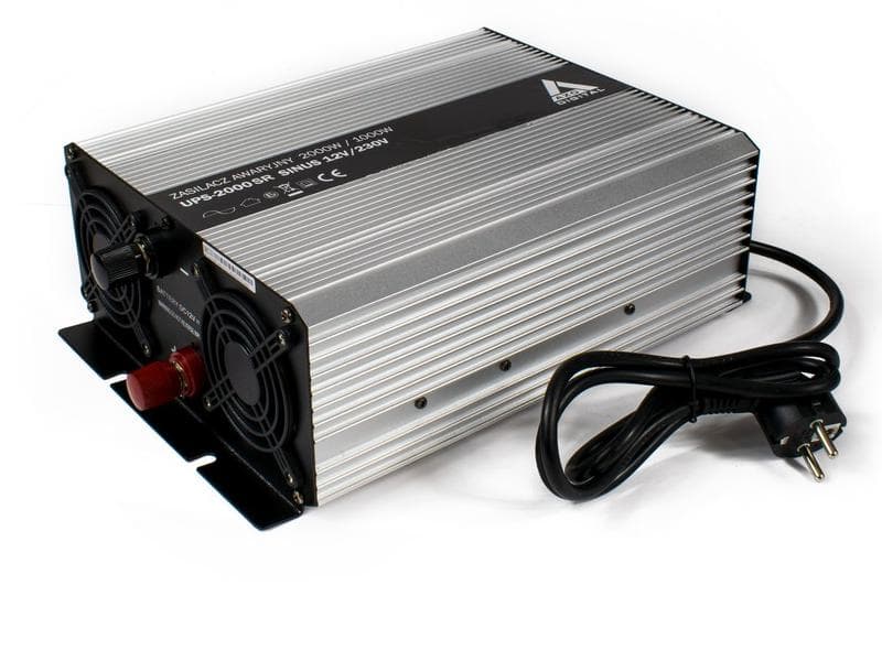 ZASILACZ AWARYJNY (UPS + AVR + PROSTOWNIK) 12V AZO UPS-2000SR Sinus 2000W/1000W 12V/230V