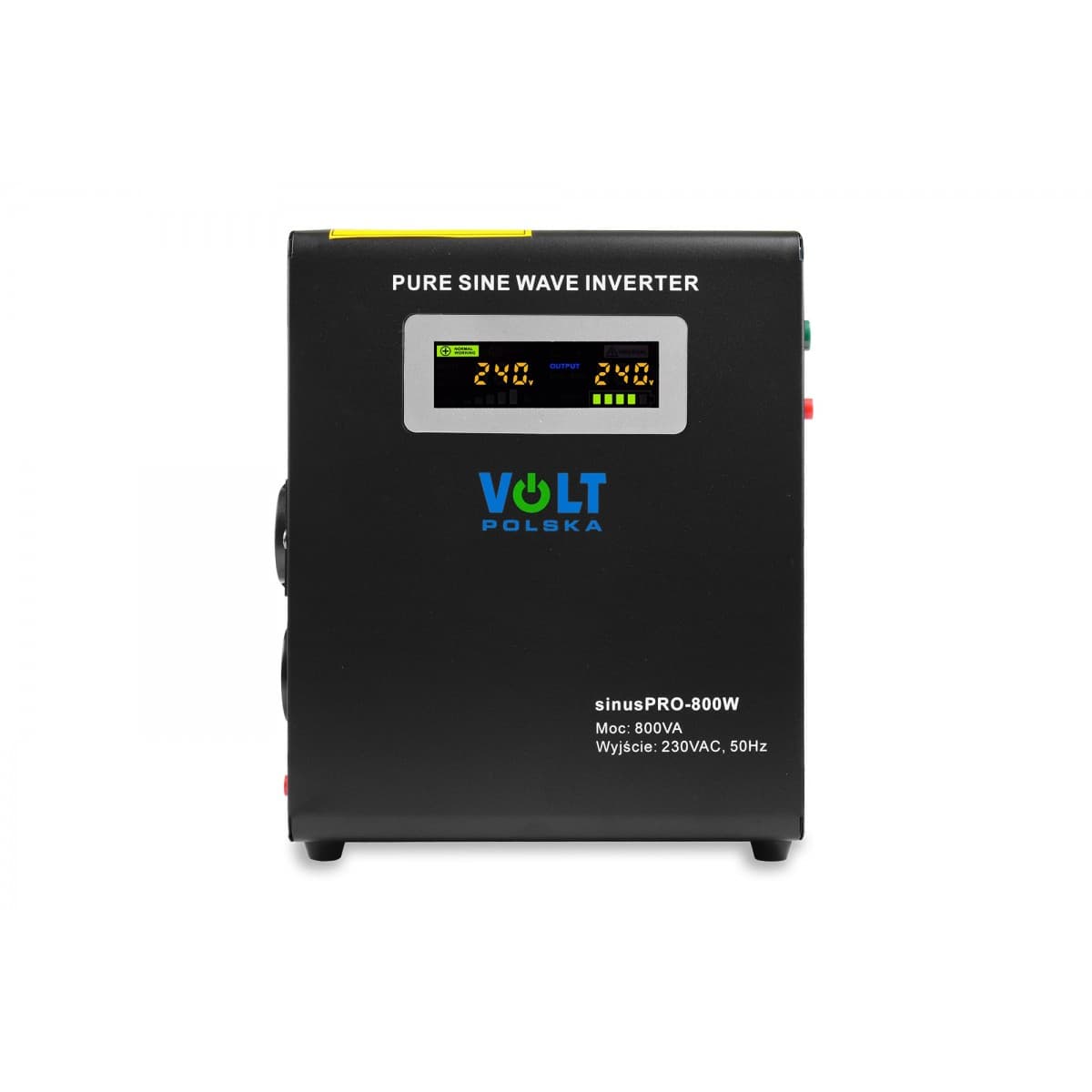 Zasilacz awaryjny sinusoidalny VOLT SINUS PRO 800 W (500/800W) 12/230V (stała faza do kotła CO)
